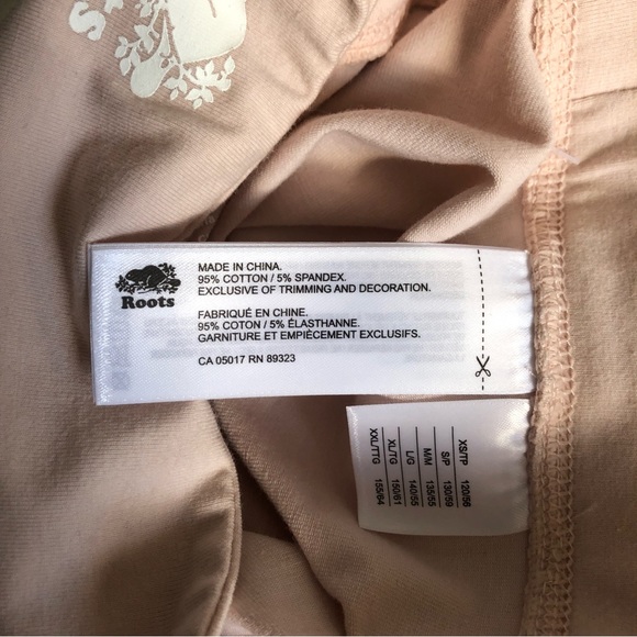 NWT Roots Kids Essential Leggings in Hushed Violet - size small (5-6 Years) - Picture 12 of 16